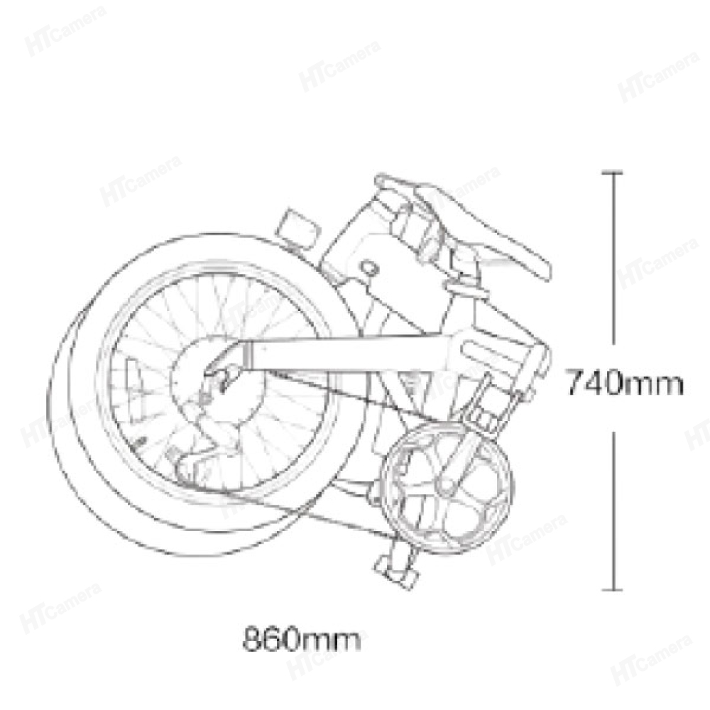 Xe đạp trợ lực Xiaomi Z20 có thiết kế nổi bật, đương đại và gọn nhẹ