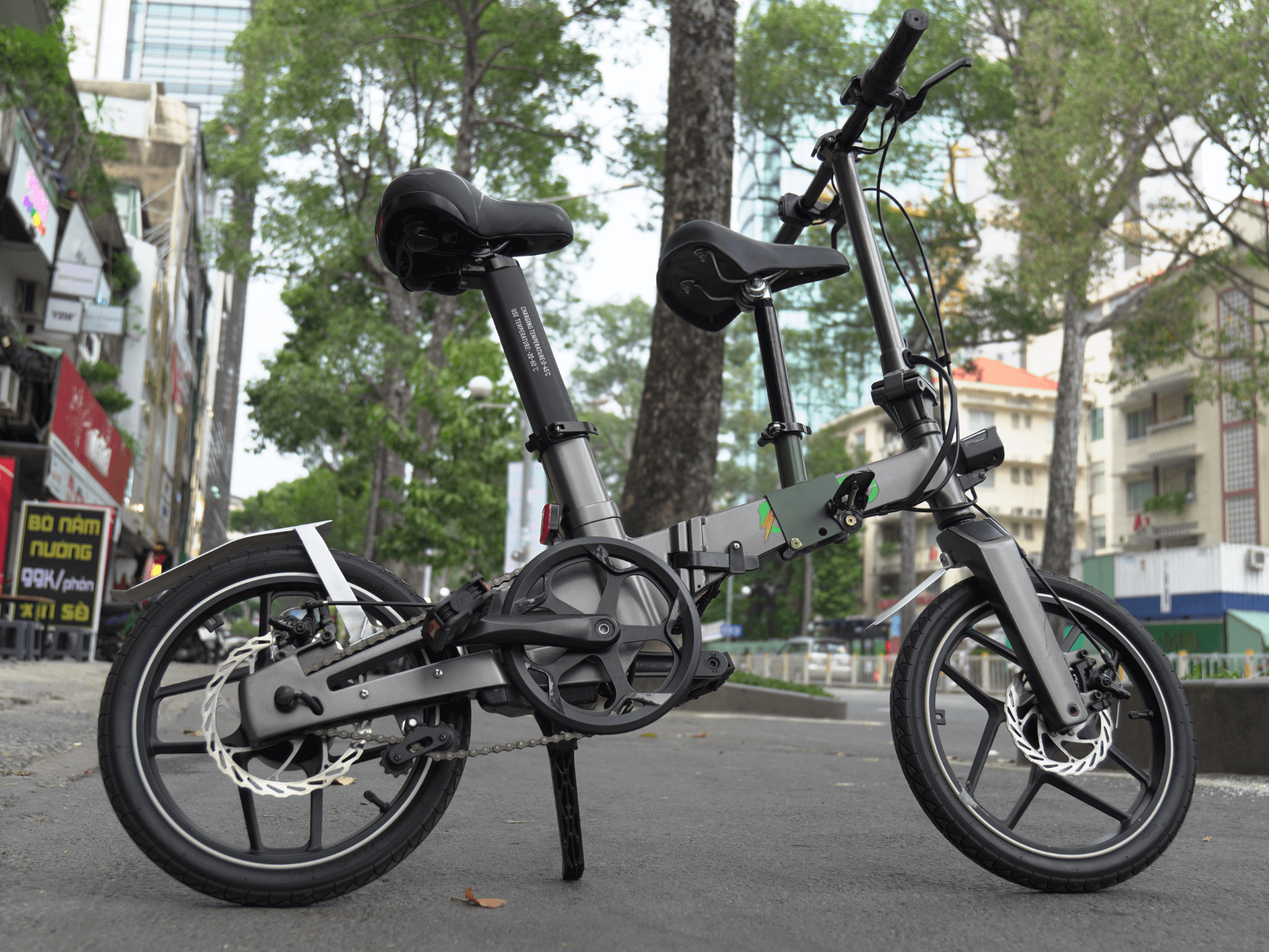 Bộ Ghế Em Bé Cho Xe Điện Gập EGO | HTeBike 11