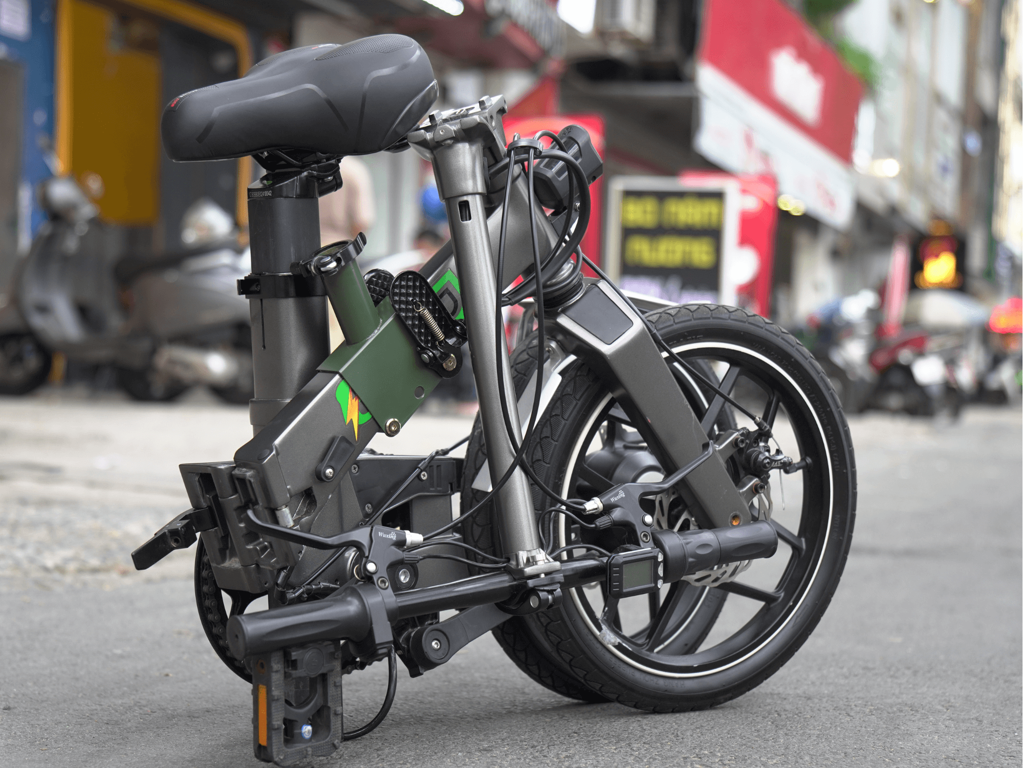 Bộ Ghế Em Bé Cho Xe Điện Gập EGO | HTeBike 12