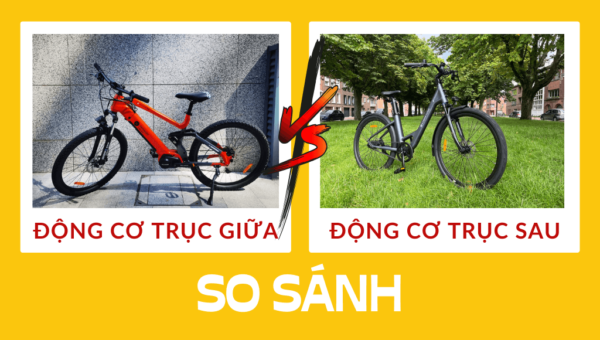 So sánh xe đạp trợ lực điện động cơ trục giữa và trục sau | HTeBike