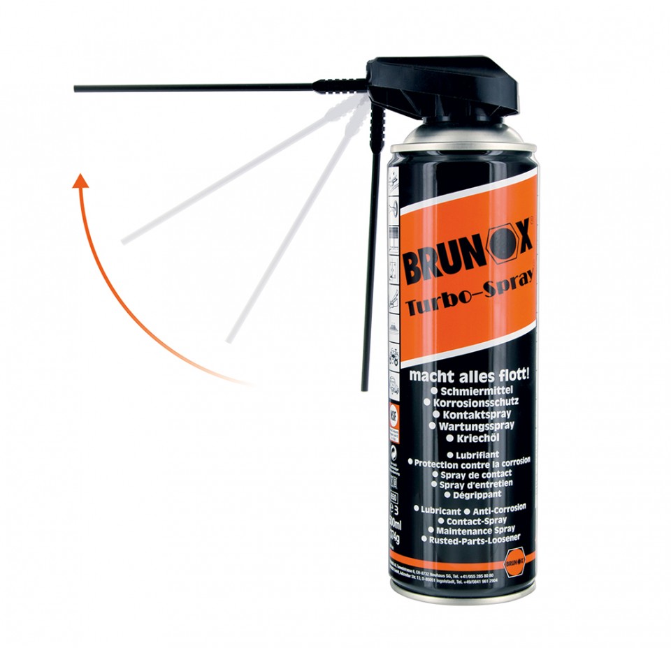 Dung dịch đa năng vệ sinh và bôi trơn Brunox Turbo Spray