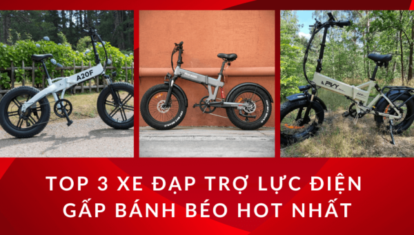 Top 3 xe đạp trợ lực điện gấp bánh béo đang được săn đón nhất