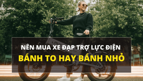 Nên mua xe đạp trợ lực điện bánh to hay bánh nhỏ