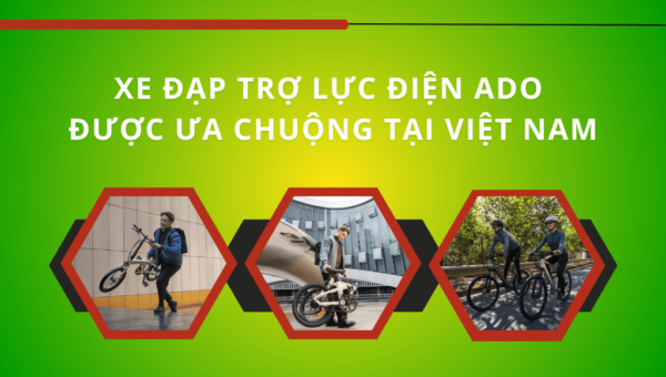 Vì sao xe đạp trợ lực điện ADO được ưa chuộng tại Việt Nam | HTeBike