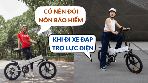 Có nên đội nón bảo hiểm đi xe đạp trợ lực điện không?