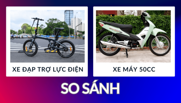 Nên mua xe đạp trợ lực điện hay xe máy 50cc