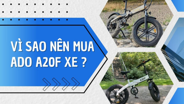 Mua ADO A20F XE – Sở hữu ngay xe đạp trợ lực điện gấp bánh béo cực chất | HTeBike