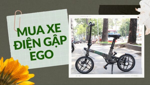 Mua xe điện gập EGO - Xe điện thế hệ mới thông minh và thân thiện môi trường | HTeBike