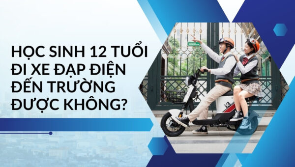 Học sinh 12 tuổi đi xe đạp điện đến trường được không? | HTeBike