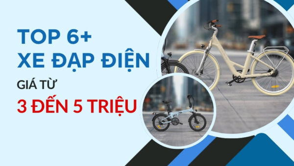 Top 6+ xe đạp điện giá từ 3 đến 5 triệu cho học sinh, sinh viên đẹp và bền nhất | HTeBike