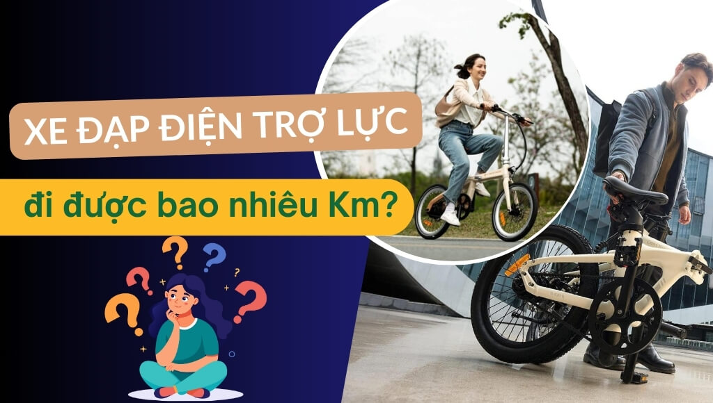 Xe đạp điện trợ lực đi được bao nhiêu Km? Giải đáp chi tiết | HTeBike