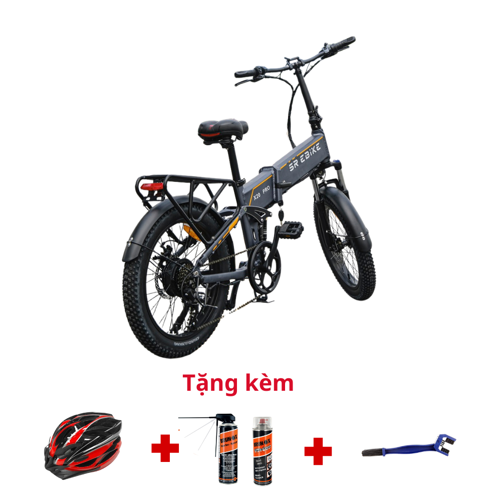 Xe Đạp Trợ Lực Điện Gấp Gọn SR Ebike X20 PRO Xe Dap Tro Luc Dien Gap Gon SR Ebike X20 PRO 2